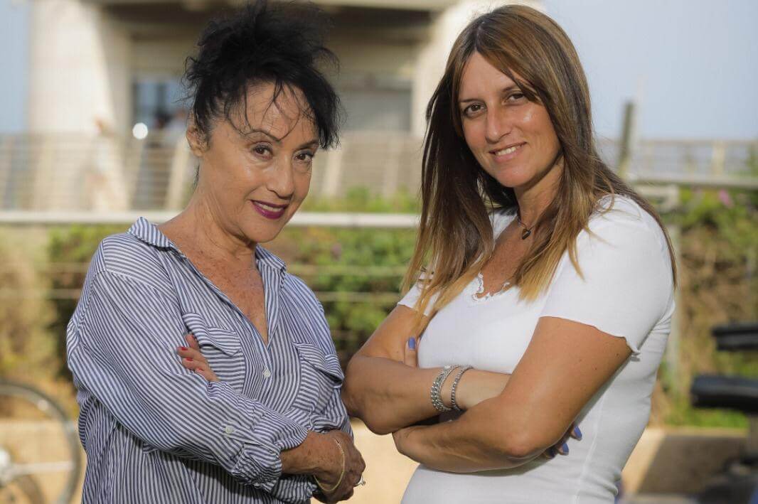 טלי מולנר וציפי קפל, צילום:אלבום פרטי