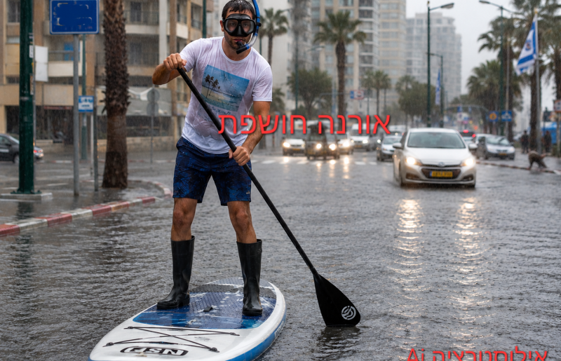 צפי למהפך במזג האוויר: גשם חריג צפוי בלילה שבין שבת לראשון ויימשך גם ביום ראשון