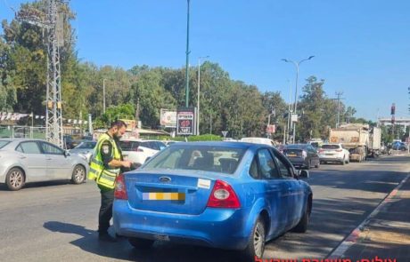 מבצע אכיפה בנתניה: 42 כלי רכב נאסרו לשימוש
